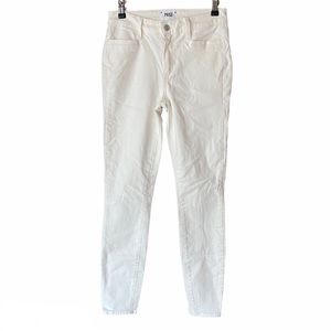 Paige Hoxton Ankle White Skinny Jeans